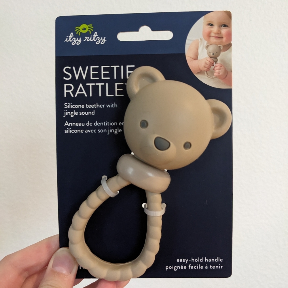 NWT Bear Sweetie Rattle Teether